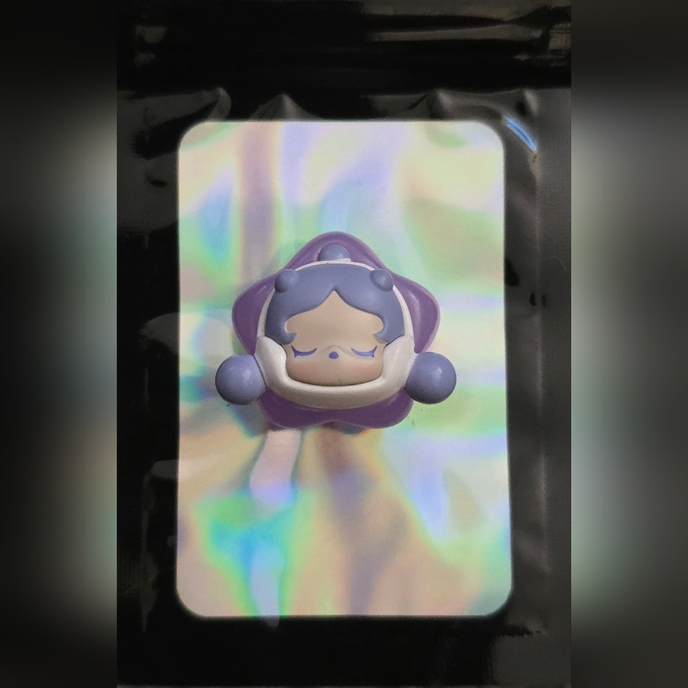 Purple Star-Shaped Keychain